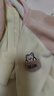 嬰兒加絨加厚套裝開(kāi)衫秋裝分體男女寶寶秋冬衣服一體絨保暖兩件套 拼粉 90 (身高77-85CM) 曬單實(shí)拍圖