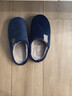 棉拖鞋男士秋冬季居家室內防滑軟底卡通可愛(ài)情侶半包跟地板棉拖鞋 簡(jiǎn)約線(xiàn)條 藏青 46-47碼(適合45-46碼穿) 曬單實(shí)拍圖