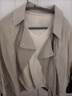 UR秋季新款女裝休閑翻領(lǐng)斜門(mén)襟抽繩超寬松外套UWH150096 淺卡其 (偏寬松) M (M-L) 曬單實(shí)拍圖