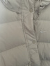 耐克NIKE女冬季短款連帽羽絨服 運動(dòng)防寒外套 面包服FZ5929-104白L 曬單實(shí)拍圖