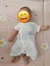 翹腳鴨嬰兒衣服新生兒夏季薄款連體衣A類(lèi)純棉滿(mǎn)月寶寶爬爬服夏天睡衣 曬單實(shí)拍圖