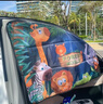 趣行汽車(chē)遮陽(yáng)簾 新能源磁吸兩用車(chē)用窗簾遮陽(yáng)擋森林世界-后排單片 曬單實(shí)拍圖