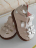 牧童寶寶皮涼鞋夏季鏤空輕便女寶寶學(xué)步鞋軟底甜美公主鞋 牛乳米17 曬單實(shí)拍圖