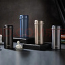 膳魔師（THERMOS）保溫杯400ml男女士316鋼商務(wù)辦公茶漏泡茶保冷水杯子TCCG-401S-BK 曬單實(shí)拍圖