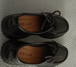 百麗（Belle）百搭牛津鞋女通商場(chǎng)同款通勤厚底小皮鞋B1Q1DCM4預售 黑色 36 (230mm) 曬單實(shí)拍圖
