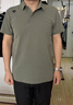 迪桑特（DESCENTE）TRAINING系列男士吸濕速干TOUGH短袖POLO衫新品 KK-卡其色 XL (180/100A) 曬單實(shí)拍圖