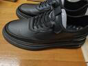 紅蜻蜓男鞋透氣休閑鞋子男士板鞋運動(dòng)小黑鞋男WXL250011X全黑41 曬單實(shí)拍圖