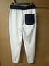 丹頓赫本高端品牌男士休閑褲春夏新款時(shí)尚潮流撞色拼接太空棉運動(dòng)小腳褲子 白色 薄款 M 【建議105-125斤】 曬單實(shí)拍圖