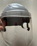 特大號夏季電動(dòng)車(chē)頭盔男生加大碼65XL四季大號80半盔超大頭圍70cm 6XL-加大碼【透明短鏡】白色 曬單實(shí)拍圖