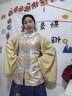 重回漢唐溶溶月豎領(lǐng)對襟襖馬面裙套裝原創(chuàng  )明制漢服女款秋冬款 淺黃色豎領(lǐng)對襟襖/預售 付款45天內發(fā)貨 M 曬單實(shí)拍圖