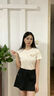 拉夏貝爾（La Chapelle）韓系純棉短袖t恤女2026夏季新款簡(jiǎn)約舒適寬松顯瘦透氣基礎款上衣 曬單實(shí)拍圖