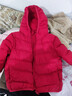 鴨鴨兒童輕薄羽絨服男女童短款連帽保暖秋冬季小童中大童裝外套KX 曬單實(shí)拍圖