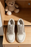 鴻星爾克板鞋春季新款男鞋經(jīng)典小白鞋休閑鞋厚底增高滑板鞋百搭運動(dòng)鞋子男 暖霧灰/布朗石/暖亞麻 41 曬單實(shí)拍圖