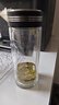 蘇泊爾（SUPOR）雙層玻璃杯辦公泡茶杯男女士茶水分離杯車(chē)載水杯子辦公泡茶杯子 曬單實(shí)拍圖