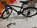 喜德盛26款黑客350黑客380山地車(chē)自行車(chē)成人21速鋁合金男士女生學(xué)生上班 黑客350黑銀色【贈騎行禮包】 26寸x17寸身高165-180cm 曬單實(shí)拍圖
