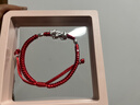 足銀999招財貔貅純銀手鏈男生情侶紅手繩生日禮物中式女男士手串 黑繩紅繩兩條 贈送精美禮盒＋權威證書(shū) 曬單實(shí)拍圖