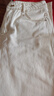 尚都比拉純棉白色直筒牛仔褲女春秋女裝高腰顯瘦小個(gè)子休閑復古百搭褲子 曬單實(shí)拍圖