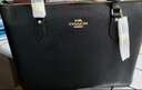 蔻馳（COACH）【品牌直供】女士GALLERY大號手提托特包黑色CV402女神節禮物 曬單實(shí)拍圖