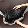 viney牛皮包包女包品牌斜挎枕頭包輕奢單肩包生日禮物高級感送女友老婆 曬單實(shí)拍圖