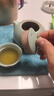 祥業(yè)汝窯泡茶壺西施壺功夫茶具開(kāi)片可養側把壺大號茶杯汝瓷陶瓷家用 大號西施壺 300ml 曬單實(shí)拍圖