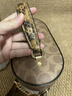 COACH蔻馳女包奢侈品大牌輕奢女士包包斜挎手提包盒子包情人節禮物 卡其色CBR31IMY7H 曬單實(shí)拍圖