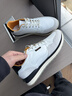 沙馳（SATCHI）男鞋2026春季新款運動(dòng)休閑皮鞋時(shí)尚百搭輕便牛皮白色系帶鞋子 白色-522642290Z 40 歐碼偏大一碼 曬單實(shí)拍圖