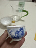 末都景德鎮陶瓷手繪青花山水品茗杯白瓷功夫茶具茶杯個(gè)人專(zhuān)用主人杯 山水款（禮盒裝） 70ml 1只 曬單實(shí)拍圖