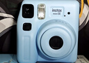 富士（FUJIFILM）instax  mini12 一次成像 立拍立得相機 （現貨速發(fā)）miniSe藍 套餐一（官方標配+白邊相紙10張） 曬單實(shí)拍圖