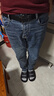 真維斯（Jeanswest）王一博代言牛仔褲男秋冬新款天絲舒適修身直筒高端潮牌休閑褲子男 藍灰【天絲厚款】 33 碼(2尺6) 【建議140-150斤】 曬單實(shí)拍圖