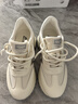 百麗周雨彤同款小金甘復古女商場(chǎng)休閑鞋A8D1DCM5 灰銀 37 曬單實(shí)拍圖