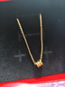 中國黃金（CHINA GOLD）黃金吊墜女新款足金小蠻腰項鏈掛墜情人生日送女友38婦女節禮物 【送女友】小蠻腰吊墜 約0.1g【贈銀鏈】 曬單實(shí)拍圖