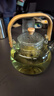 茶沿煮茶壺單壺玻璃燒水壺耐高溫提梁壺明火泡茶水分離圍爐養生花茶具 曬單實(shí)拍圖