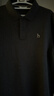 哈吉斯（HAZZYS）男裝 秋季翻領(lǐng)T恤純色男上衣長(cháng)袖polo衫男ABTZE0CCE01 深灰色CC L （175/96A 48） 曬單實(shí)拍圖