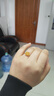 周六福黃金戒指女5G足金爆閃拉絲方糖手飾 計價(jià) 閃爆方糖 16號-2.62g 曬單實(shí)拍圖