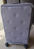 不萊玫【明星同款】大容量行李箱側開(kāi)蓋拉桿箱旅行箱密碼箱 24英寸灰色 曬單實(shí)拍圖