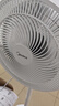 美的（Midea）電風(fēng)扇家用7葉落地扇搖頭電風(fēng)扇循臥室宿舍輕音風(fēng)扇臺式桌面小型風(fēng)扇臺地兩用升級款 白色丨7葉臺地兩用 曬單實(shí)拍圖