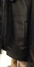 HLA海瀾之家?jiàn)A克男26山不在高系列翻領(lǐng)pu皮外套男春季 曬單實(shí)拍圖