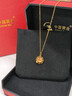 中國黃金（CHINA GOLD）太陽(yáng)鳳凰黃金項鏈女足金吊墜生日禮物送女朋友老婆 臻選禮盒包裝【無(wú)產(chǎn)品勿單拍】 曬單實(shí)拍圖