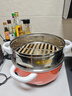 多星山東多星鍋家用大容量電熱鍋蒸煮一體鍋多功能電火鍋電炒菜炒鍋淄博多星電鍋多星專(zhuān)賣(mài)店 六代31cm雙蒸籠 曬單實(shí)拍圖