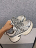 百麗云鯨時(shí)髦設計老爹鞋女26春新厚底鞋JD018AM6 銀色 35 曬單實(shí)拍圖