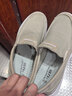 回力一腳蹬男鞋2026春夏季休閑運動(dòng)鞋舒適懶人老北京布鞋 淺灰色 43 曬單實(shí)拍圖