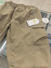 嘟嘟家寶寶戶(hù)外工裝褲春季兒童褲子男童梭織褲女童春款休閑褲 卡其色110 曬單實(shí)拍圖