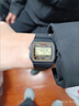 卡西歐手表 時(shí)尚簡(jiǎn)約復古小方塊 潮流運動(dòng)百搭電子表學(xué)生表考試表 F-91W-1 店長(cháng)推薦 曬單實(shí)拍圖