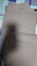 哈吉斯（HAZZYS）男裝 26春季新款男褲子PHIZ九分褲直筒褲高彈休閑褲男ATDZP0DBI79 灰色GE 30 （170/74A） 曬單實(shí)拍圖