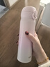 膳魔師（THERMOS）保溫杯316鋼500ml男女士水杯生日年會(huì )新年禮物JNL-500S漸變初桃粉 曬單實(shí)拍圖