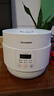 夏普 （SHARP）電飯煲微電腦2升日本智能迷你電飯鍋24H預約煮飯煲1人湯小型 2L 白色KS-E20FGA-W 2L 曬單實(shí)拍圖