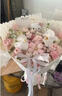 花旺鮮花速遞同城配送小時(shí)達粉玫瑰花束閨蜜女友生日禮物小時(shí)達 【花朝月夕】蝴蝶蘭+仙子之吻|dse79 曬單實(shí)拍圖