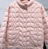播商場(chǎng)同款秋冬款氣質(zhì)通勤寬松短款輕薄鴨絨羽絨服女BDR3RD3244 R10莓果 L 曬單實(shí)拍圖