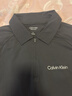 Calvin Klein運動(dòng)26春夏新款男士戶(hù)外休閑跑步訓練ck印花半拉鏈翻領(lǐng)短袖POLO UB1-太空黑 L 曬單實(shí)拍圖