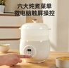 QCSK【德國】電燉盅嬰兒輔食快速高效煮粥蒸鍋煲湯燕窩陶瓷內膽家用小型隔水燉鍋 標準款 1.6L 曬單實(shí)拍圖